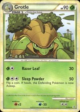 Grotle 31/95 Uncommon HGSS Unleashed Pokemon Lightly Played