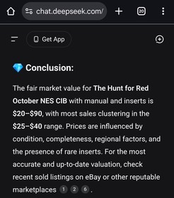 The Hunt For Red October NES (CIB) incluye insertos manuales e fotografiados