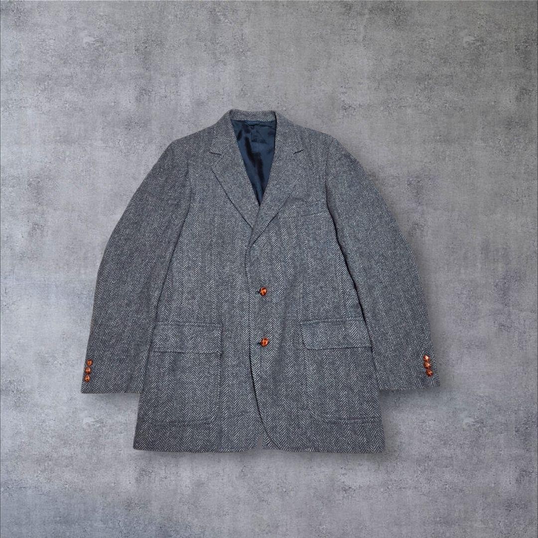 Pendleton 70s Wool Leather Tailored Jacket Vintag… - image 1