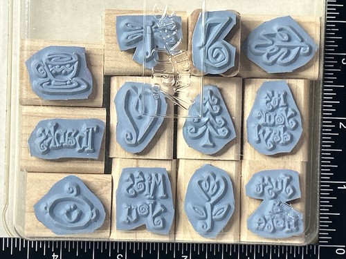 Estampillas de goma de alegría para estampar todo el año temas mixtos - Imagen 5 de 6