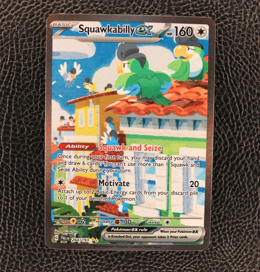 Pokémon - Paldea Evolved - Squawkabilly ex #264/193