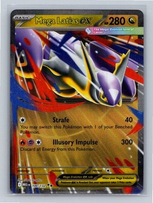 Mega Latias ex Double Rare ME01: Mega Evolution 100/132 NM