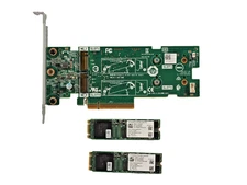 Dell JV70F PCIe M.2 Boss S1 RAID Controller Card w/2* 919J9 240GB m.2 SATA drive