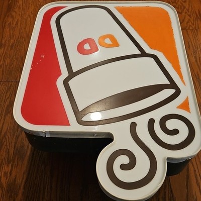 Dunkin Donuts Restaurant Drive Thru Sign Light Up Acrylic