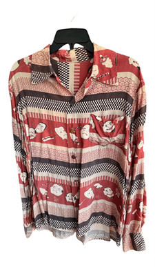Upcycle Patchwork Shirt Bode Inspired / Damaged / For Repair / Textile Art Piece