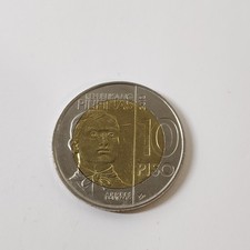 Philippines 2013 150 Years Andres Bonifacio 10Piso Commemorative Coin.Circulated