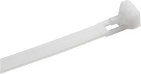 Meister Kabelbinder - Praktisches Set - 25 StüCk - Weiß - 200 X 7,6 Mm - Wiederv