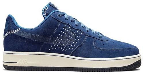 Nike Air Force 1 Low Premium Blue Void Sneakers White 26.5cm Boxed