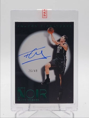 FRANZ WAGNER 2024-25 PANINI NOIR SHADOW SIGNATURES HOLO GREEN AUTO /49 Q0398
