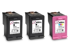 300XL Black and Colour Refilled Ink Cartridge For HP Deskjet D1600 Printer