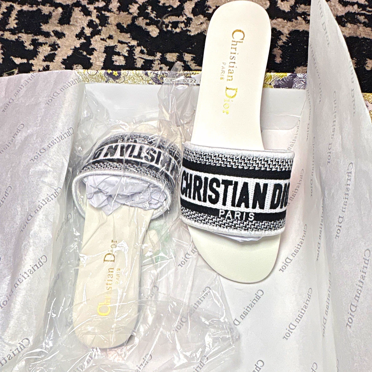 Dior White Sandals for Women for sale | eBay