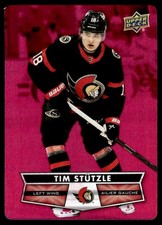 2021 Upper Deck Tim Hortons Red Die Cut #DC-7 Tim Stutzle - Ottawa Senators