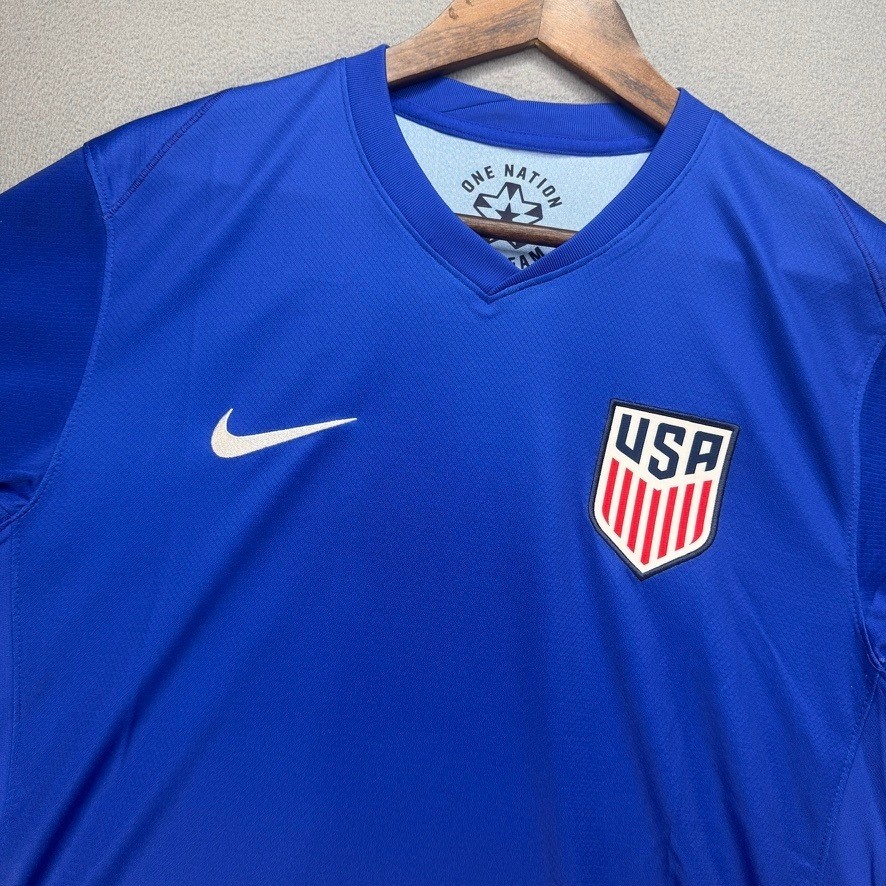 Nike USA USMNT Soccer Jersey 2024 Away Stadium Fit Medium Gradient World Cup