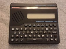 Franklin Speaking Wordmaster Pronouncing Thesaurus Model WM-1500 TESTED WORKS