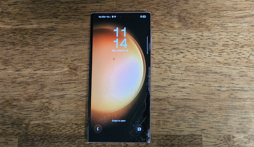 Samsung Galaxy S23 Ultra 256GB SM-S918U  (Factory Unlocked) - Broken screen