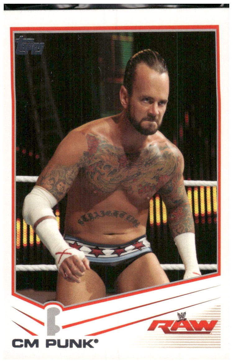 2013 Topps WWE #8 CM Punk