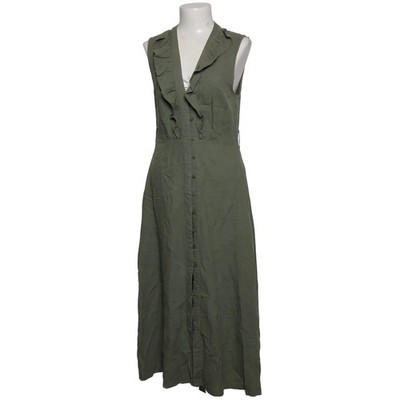 Calliope, Blusenkleid, Größe: M, Grün, Leinen/Viskose, Einfarbig, Damen #ZvB