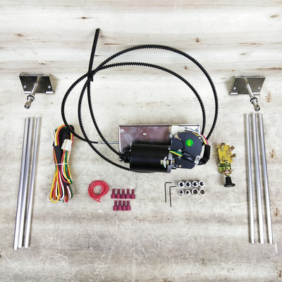 #ad 55 57 Chevy Bel Electric Windshield Wiper Kit socal Washer Motor Nomad 210 150 $369.95