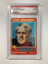 1971 Topps Terry Bradshaw Rookie #156 PSA 2 Pittsburgh Steelers