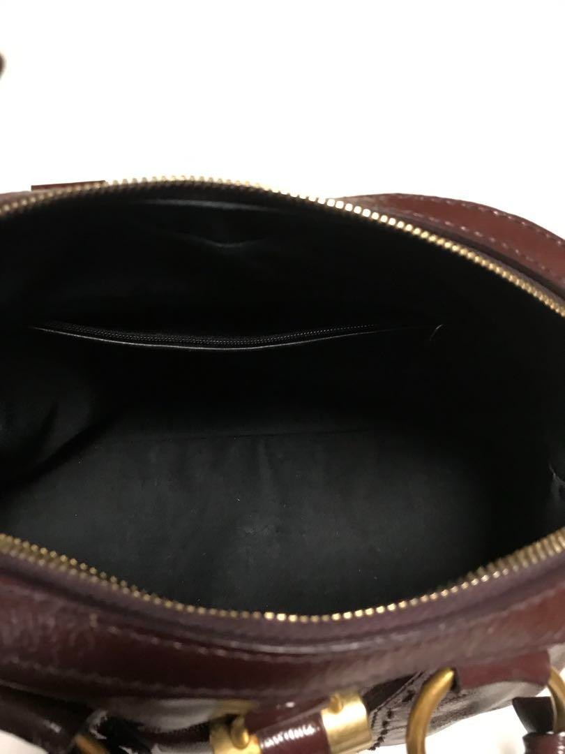 Borsa a mano Yves Saint Laurent M bordeaux marrone