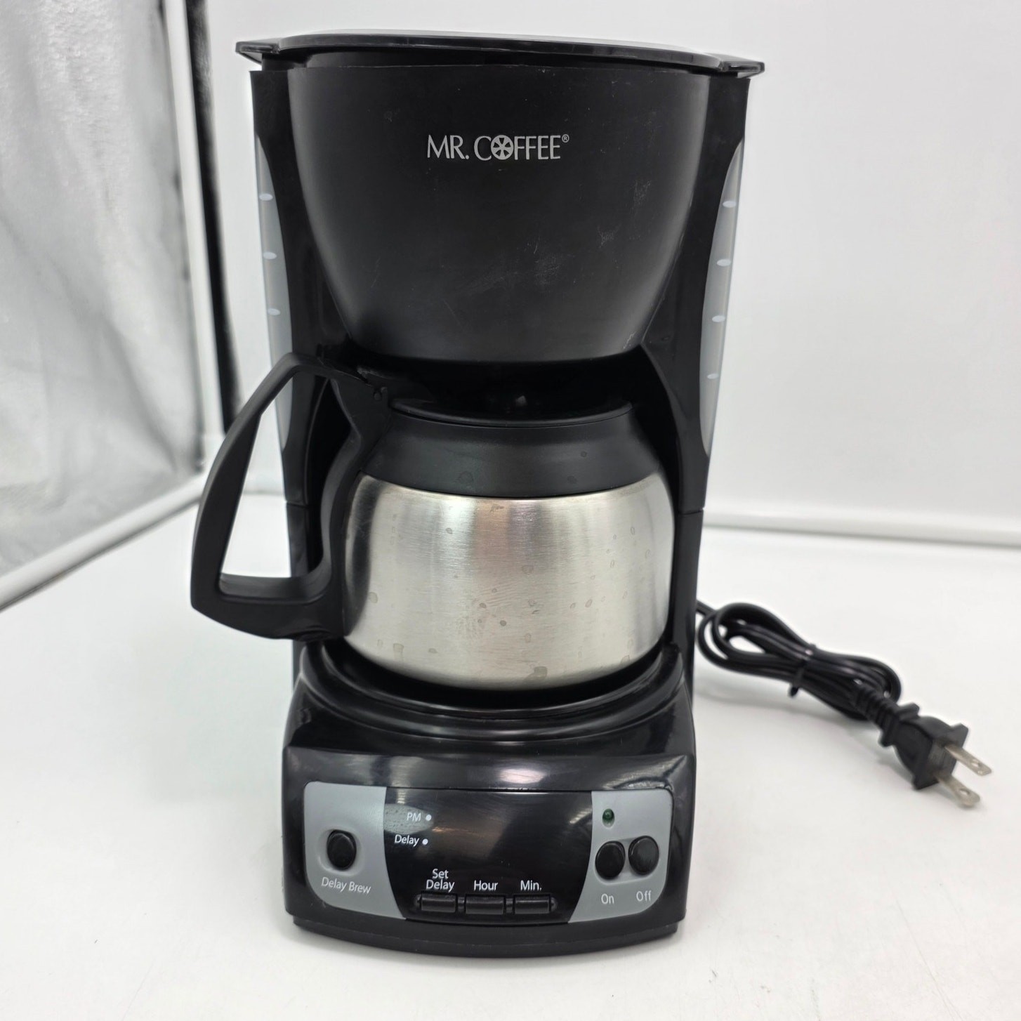 Mr. Coffee 5 C SS Insulated Carafe Black Coffee Maker, CGX9, PRE-OWNED