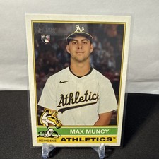 2025 Topps Heritage High Number #525 Max Muncy (RC) Athletics 