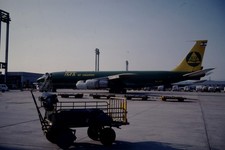 Dia OD-AGY Boeing 707-327C TMA of Lebanon 04/1991 35mm gerahmt OP-N12-65