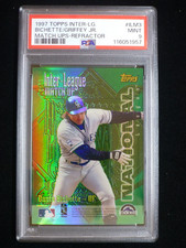 1997 Topps Inter League Matchups Ken Griffey Jr. #3 Refractor PSA 9 Mint