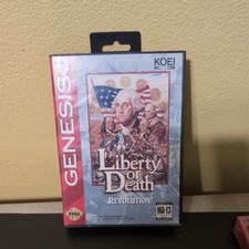 Liberty or Death (Sega Genesis, 1994) Manual Included - Rare! Free Shipping !