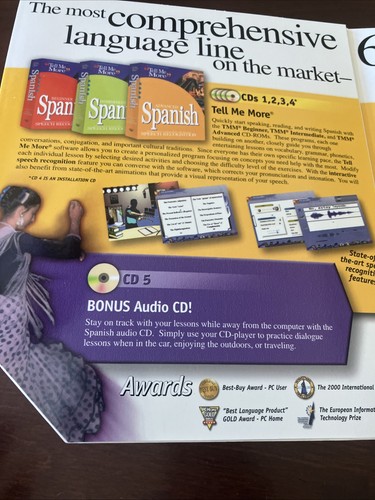 Learn Spanish Fast! Instant Immersion Spanish PRO: 7 CD Software! Language - Picture 5 of 6