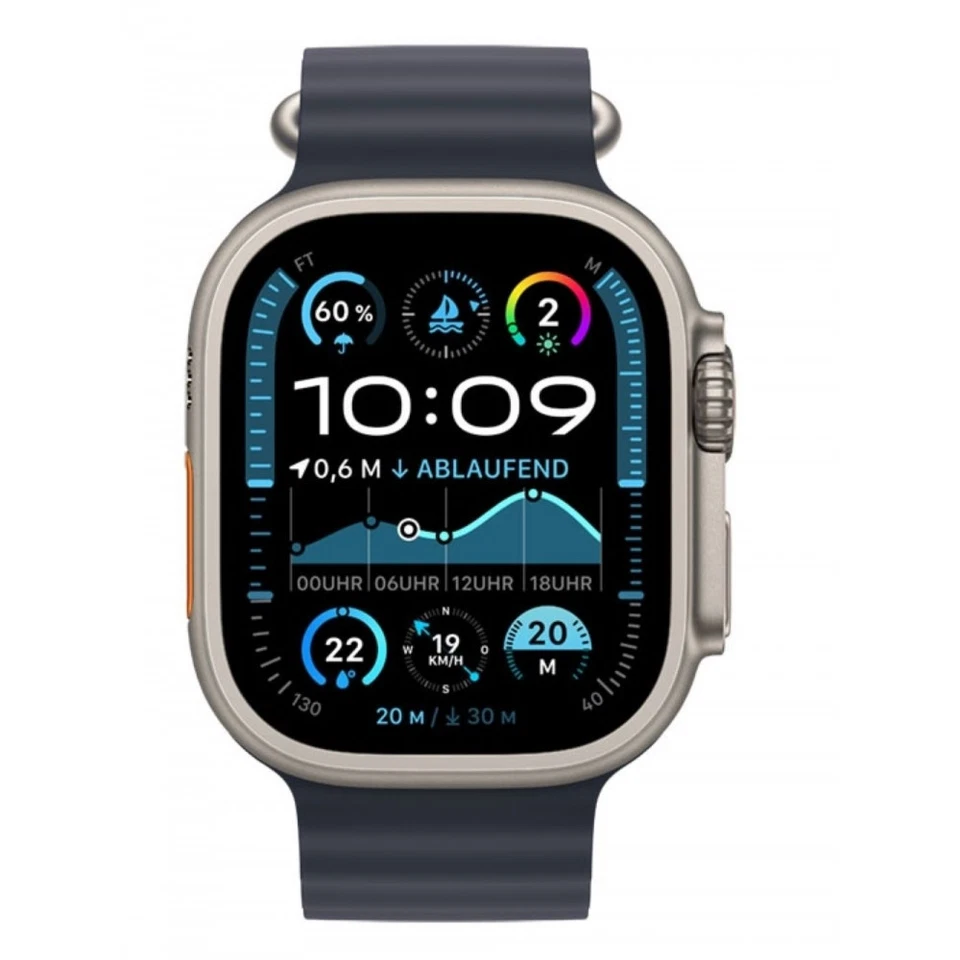 Apple MX4D3FD/A Ultra 2 - Smartwatch - 49 mm - robust - titanium/marine