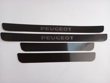 Original PEUGEOT 308 3008 5008 Einstiegsleisten 4-teilig Carbon style 9400JQ