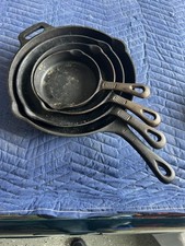Set of 4 Vintage Emeril Cast Iron Pans