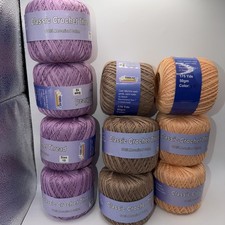 Thread Art Size 10 Cotton Crochet Thread 175 Yards Each Of 10 Colors 33 17 20