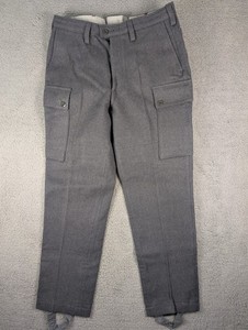 Genuine Finnish Military M65 Wool Pants Gray Medium 34" x 30" - Unused Condition