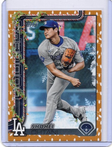 2025 Topps Holiday - Shohei Ohtani #H1 Gold Holiday Lights