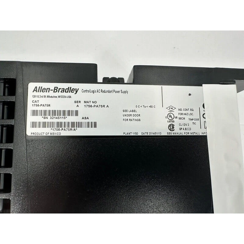 ALLEN-BRADLEY Controllogix AC Redundante Alimentación 1756-PA75R Ser A - Imagen 3 de 4