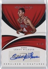 2017-18 Panini Immaculate Heralded Signatures 79/99 Lenny Wilkens Auto HOF 9l4