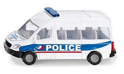Polizeibus Spielzeugauto Siku 0806001 Metall Kunststoff Blau Weiß Frankreich