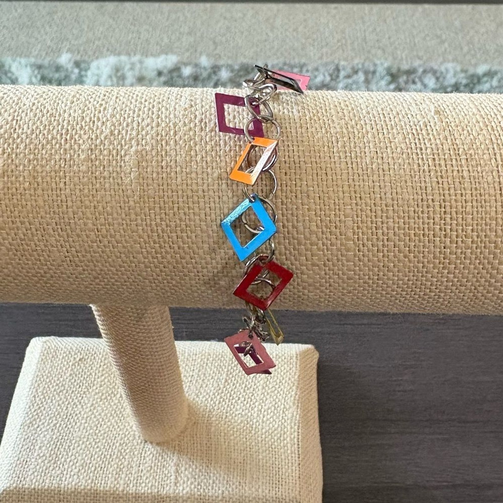 Multi Color Triangles Bracelet - image 3