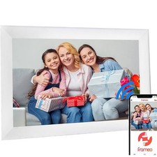 Frameo 10,1 Zoll WiFi Digitaler Bilderrahmen, 1280x800 HD IPS Touchscreen 32GB
