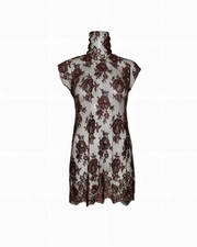Dolce & Gabbana Runway FW 2001 Seen On Britney Spears Lace Tunic Top Archival.