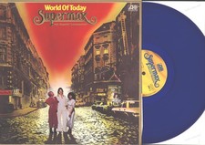 Supermax - World Of Today (incl. Lovemachine) GER LP Blue Vinyl (VG+/VG) .