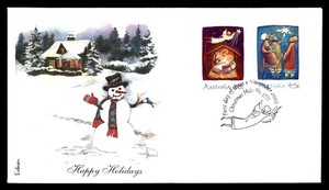 Mayfairstamps Australia FDC 2002 Religious Christmas Combo First Day Cover aaz_3