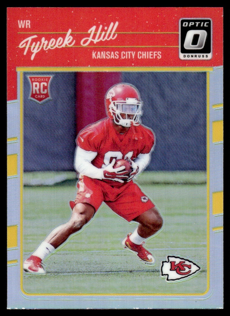 2016 Donruss Optic Holo Tyreek Hill Rookie Kansas City Chiefs #117