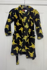 Pok mon Boys Size 6/7 Robe Pikachu Belted