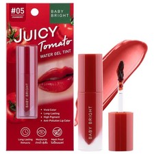 05 Cranberry - 2.5 g BABY BRIGHT Juicy Tomato Water Gel Tint Long-lasting Lips