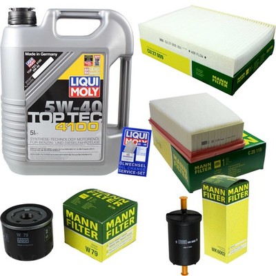 INSPEKTIONSKIT FILTER LIQUI MOLY ÖL 5L 5W-40 für Renault Grand Scénic III
