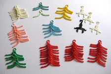 VINTAGE 60S BARBIE KEN HARD PLASTIC AND PAK HANGERS LOT