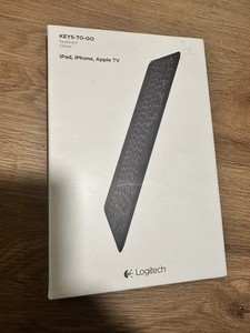 Logitech Slim Keyboard for iPad iPhone and Apple TV Black